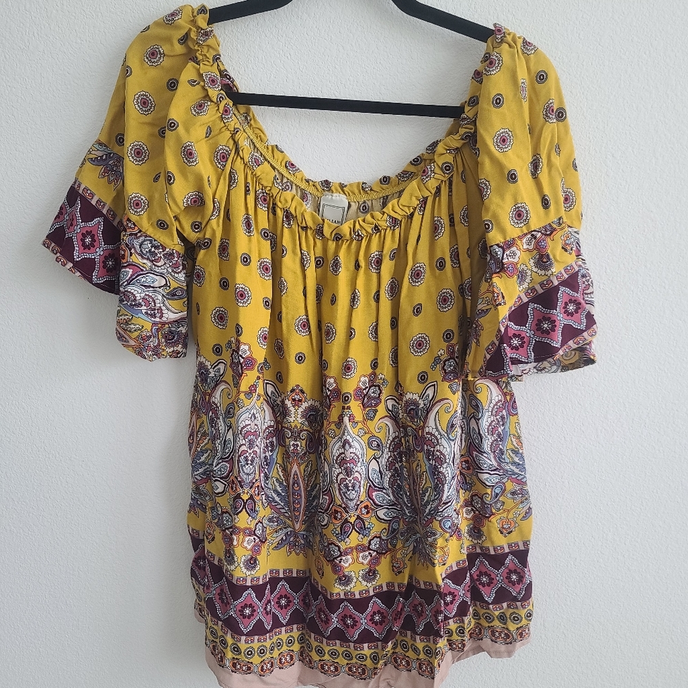 off shoulder blouse